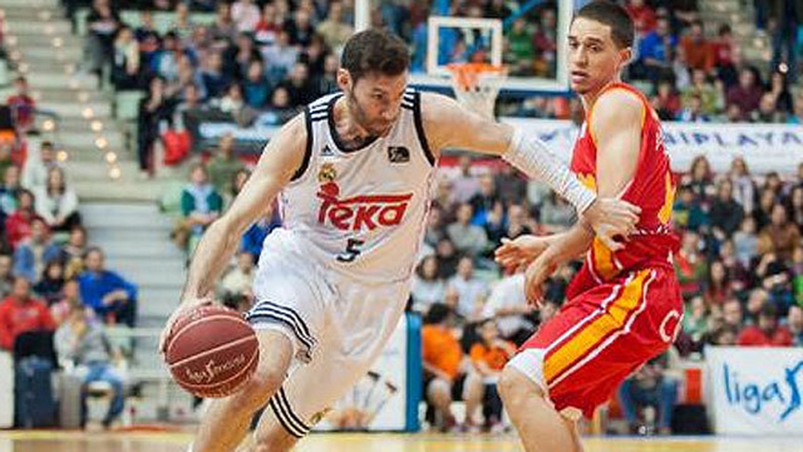Rudy Fernández ante el Murcia