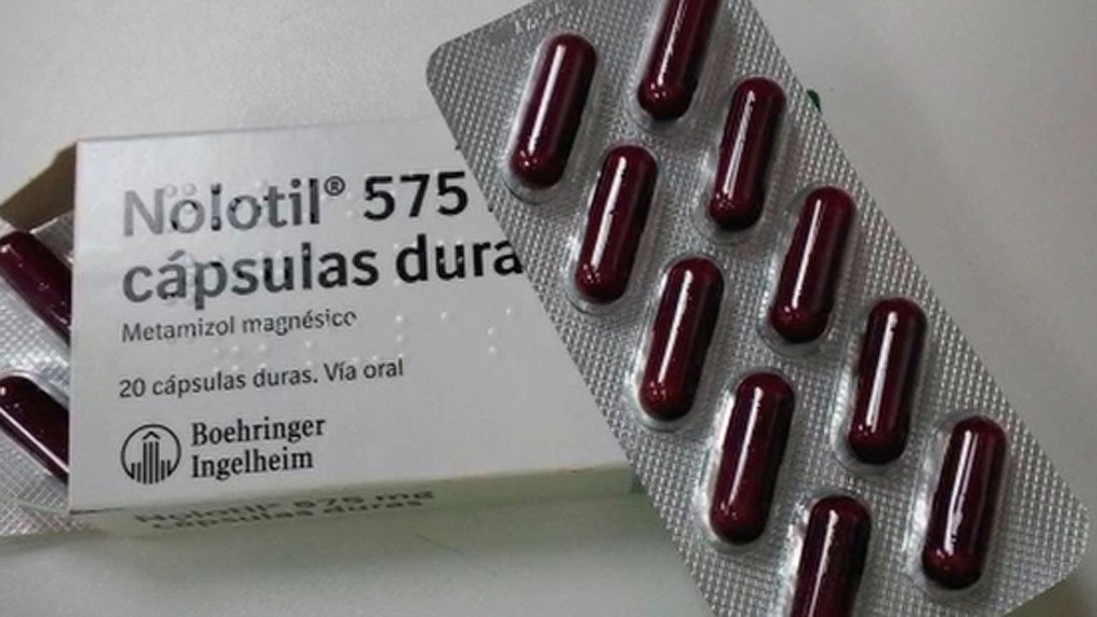 Sanidad pide no recetar 'Nolotil' a turistas