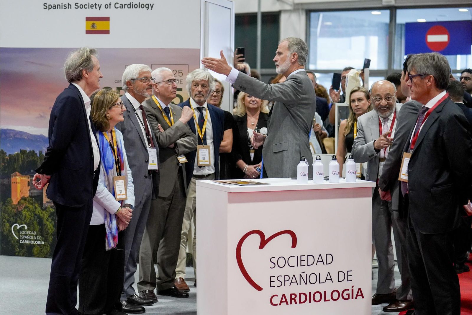 Felipe VI, "orgulloso" del sistema sanitario español desde el Congreso nacional de Cardiología celebrado en IFEMA