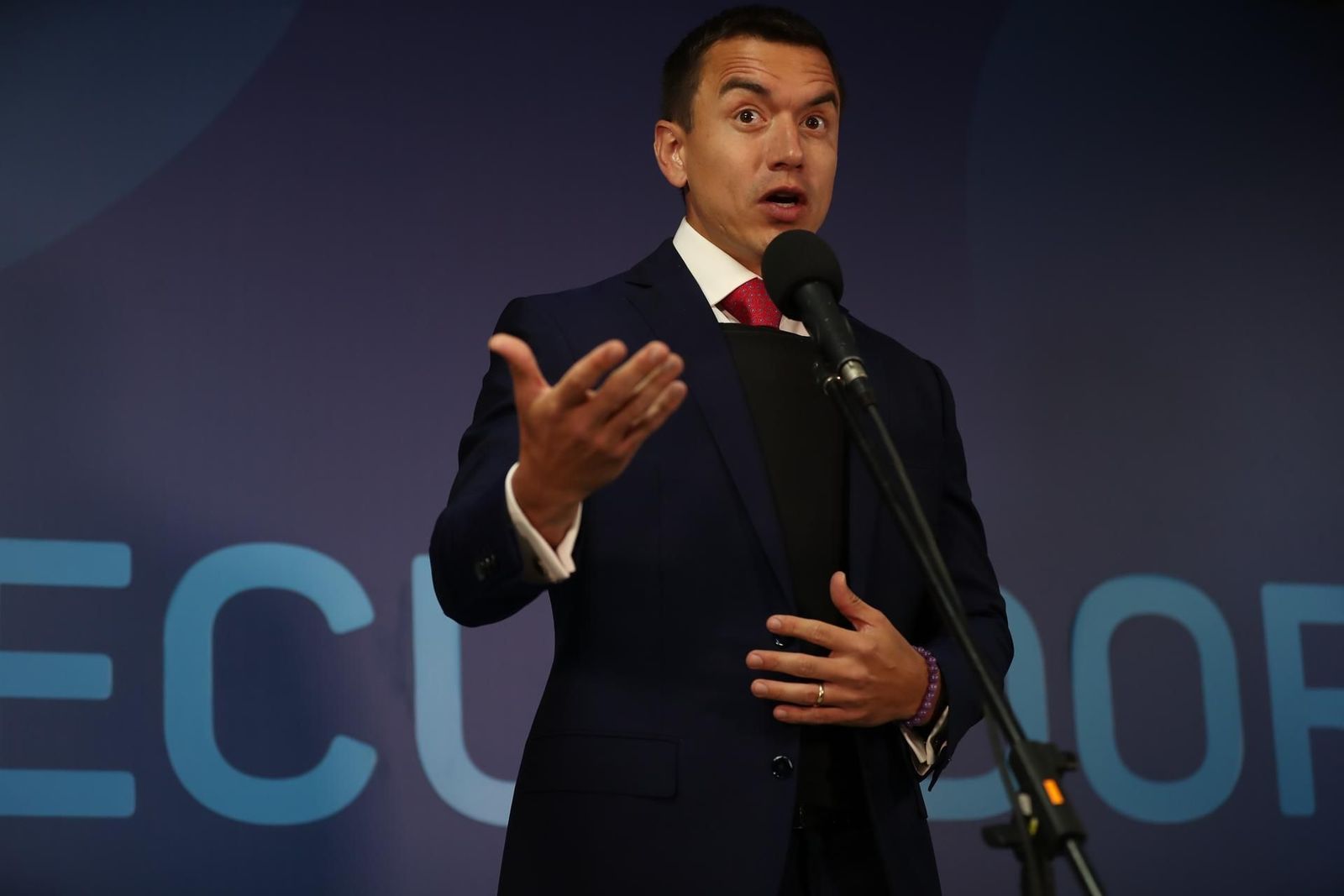 Nuevo susto en Ecuador con el candidato Daniel Noboa
