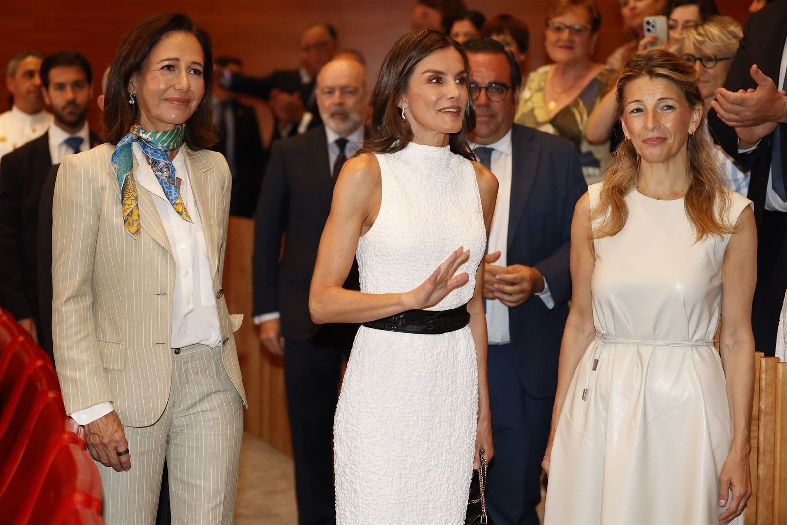 La Reina clausura 'Euros en tu nómina', iniciativa social de los empleados del Santander