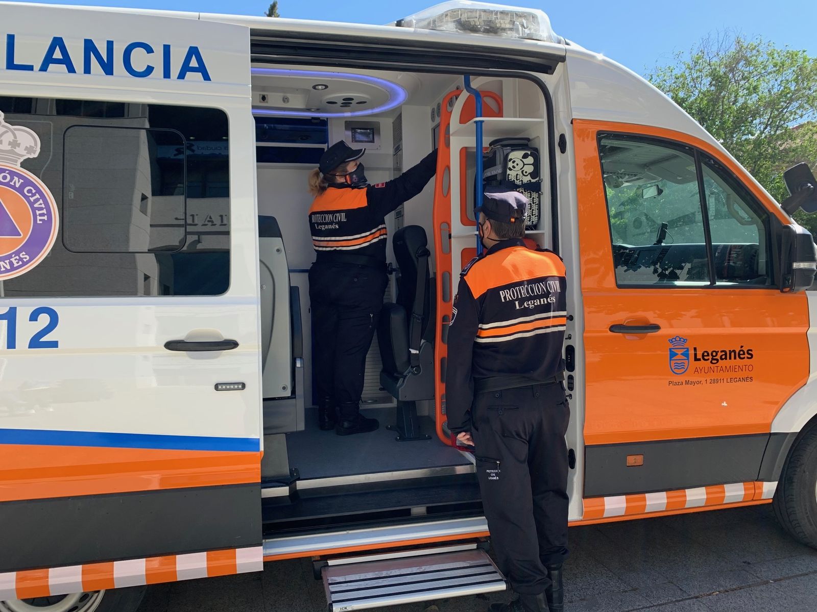 Ambulancia de Protección Civil de Leganés