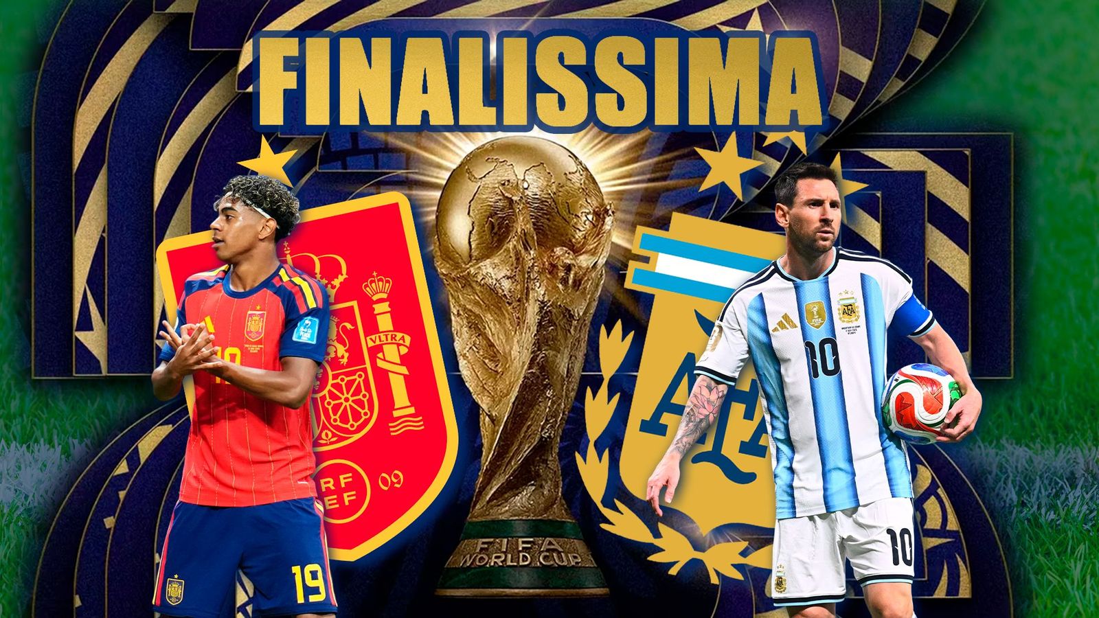 Lamine Yamal y Messi