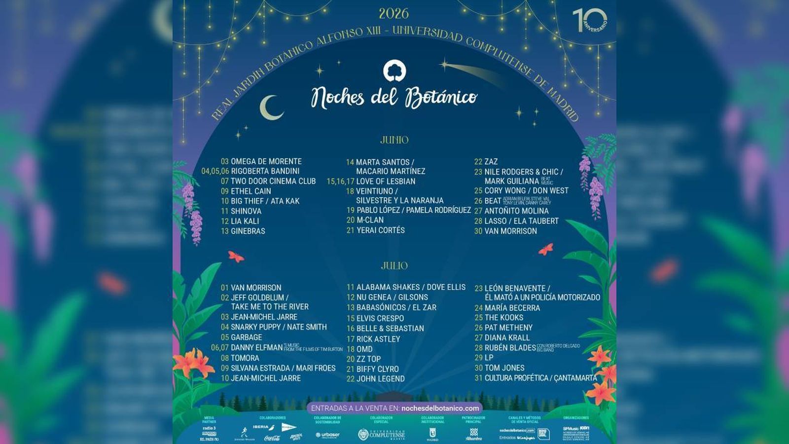Las Noches del Botánico