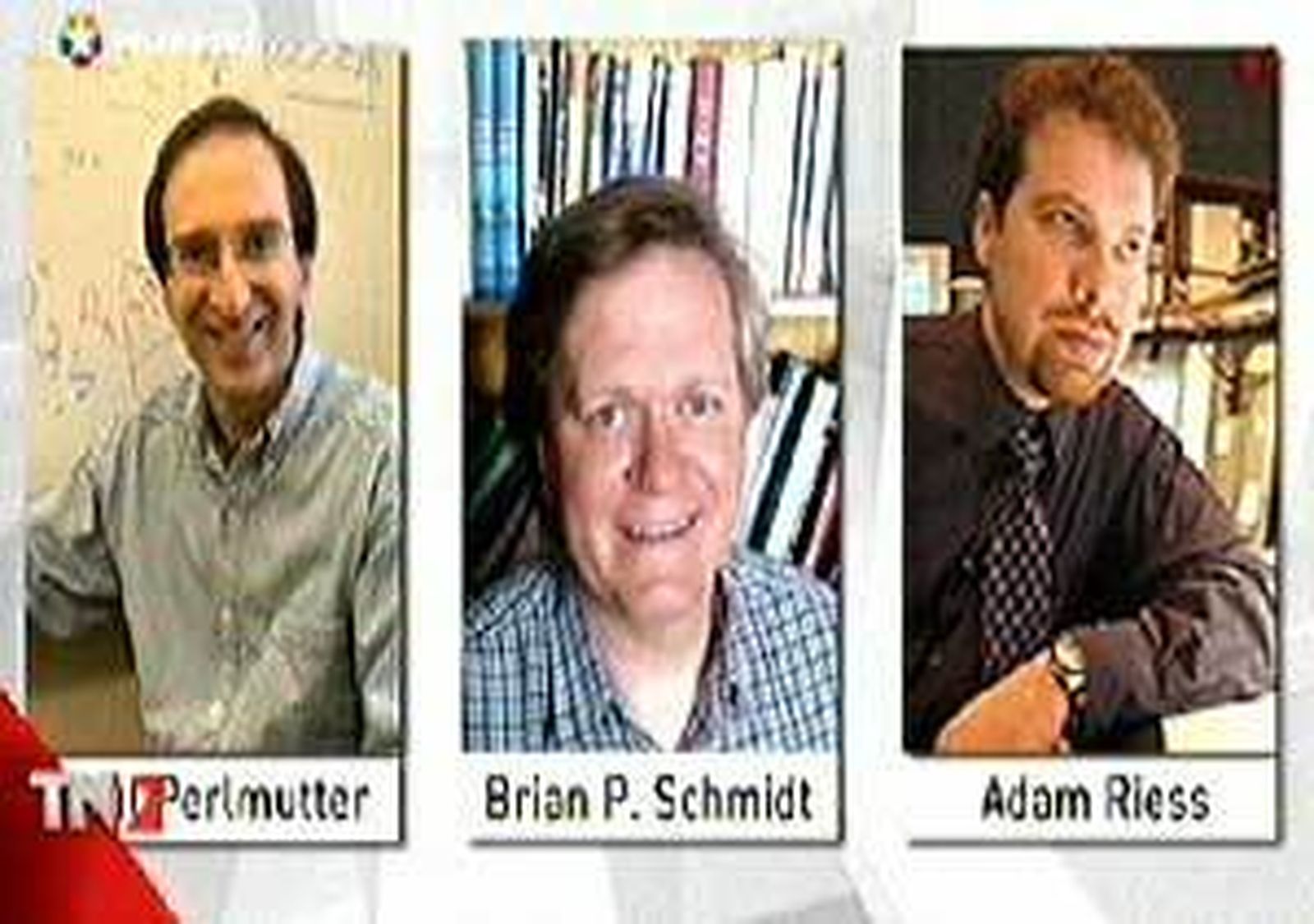 Los estadounidenses Perlmutter, Schmidt y Riess ganan el Nobel de Física 2011