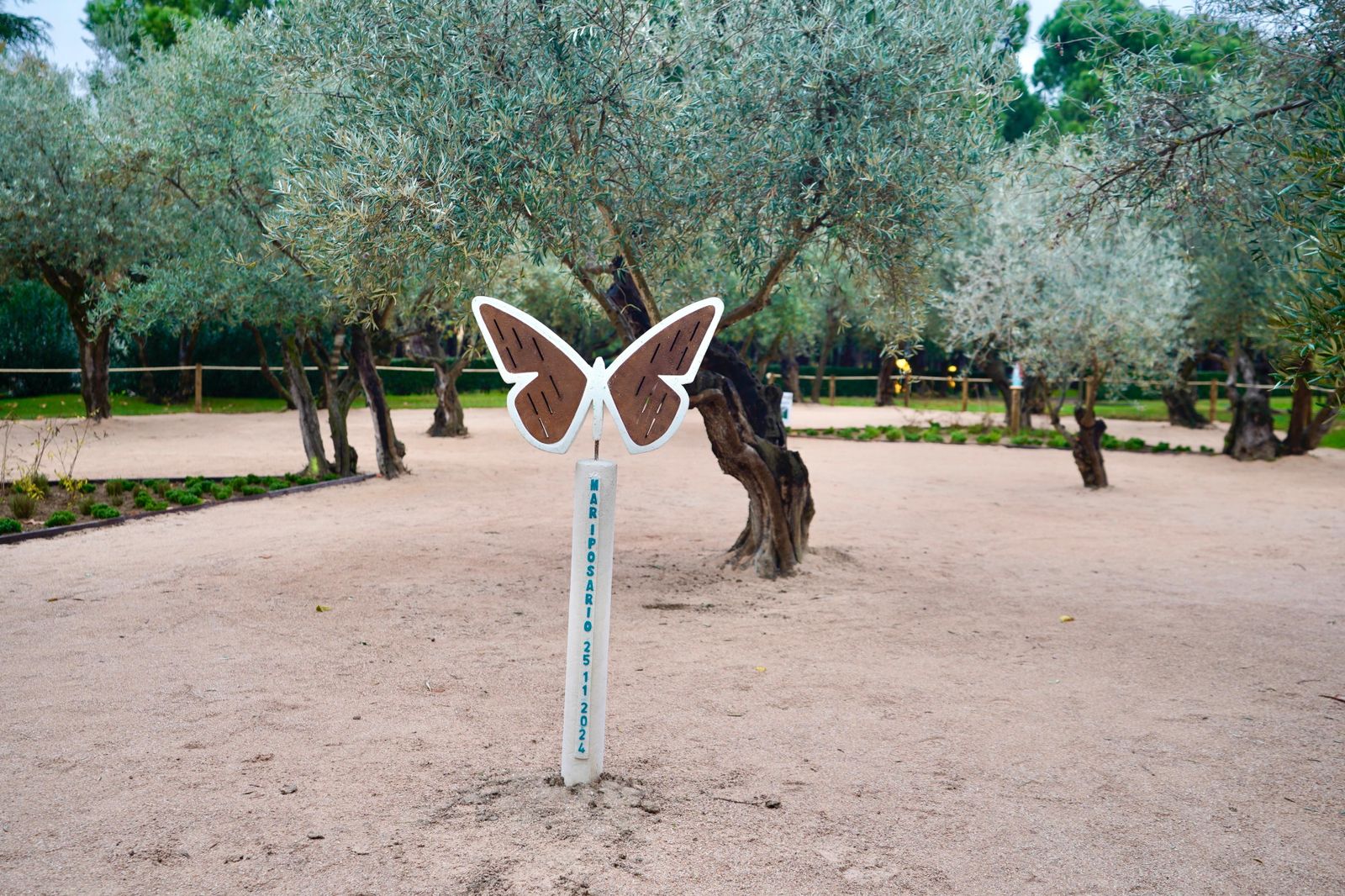 'Jardín de las mariposas', en el Parque Finca Liana de Móstoles