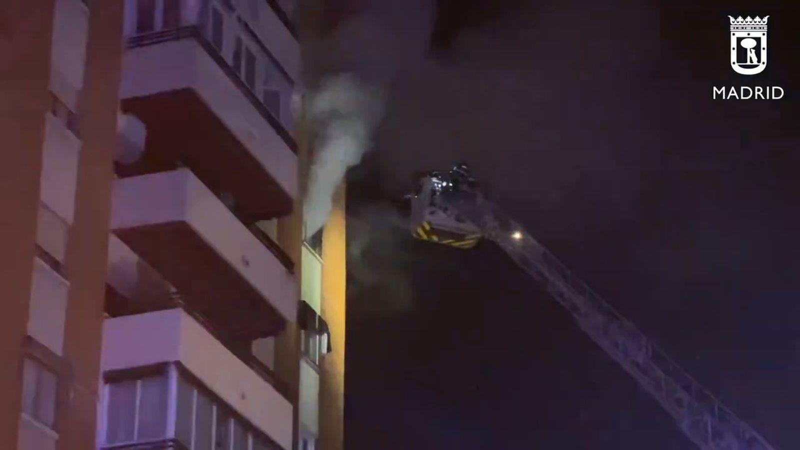Incendio en Fuencarral