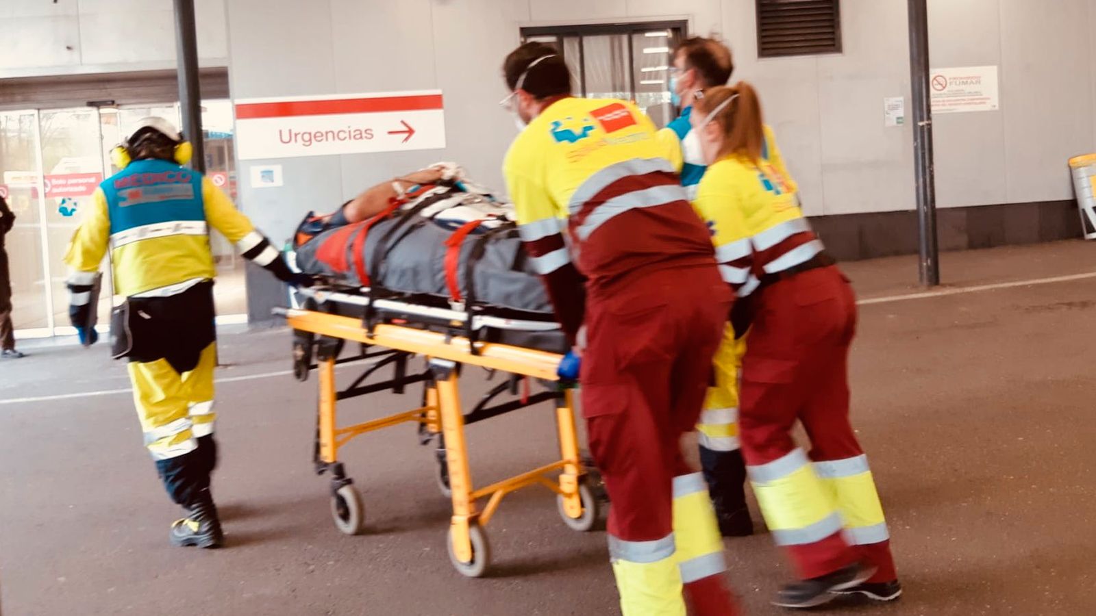 Un hombre es trasladado a La Paz en estado grave tras tener un accidente de bicicleta en La Pedriza