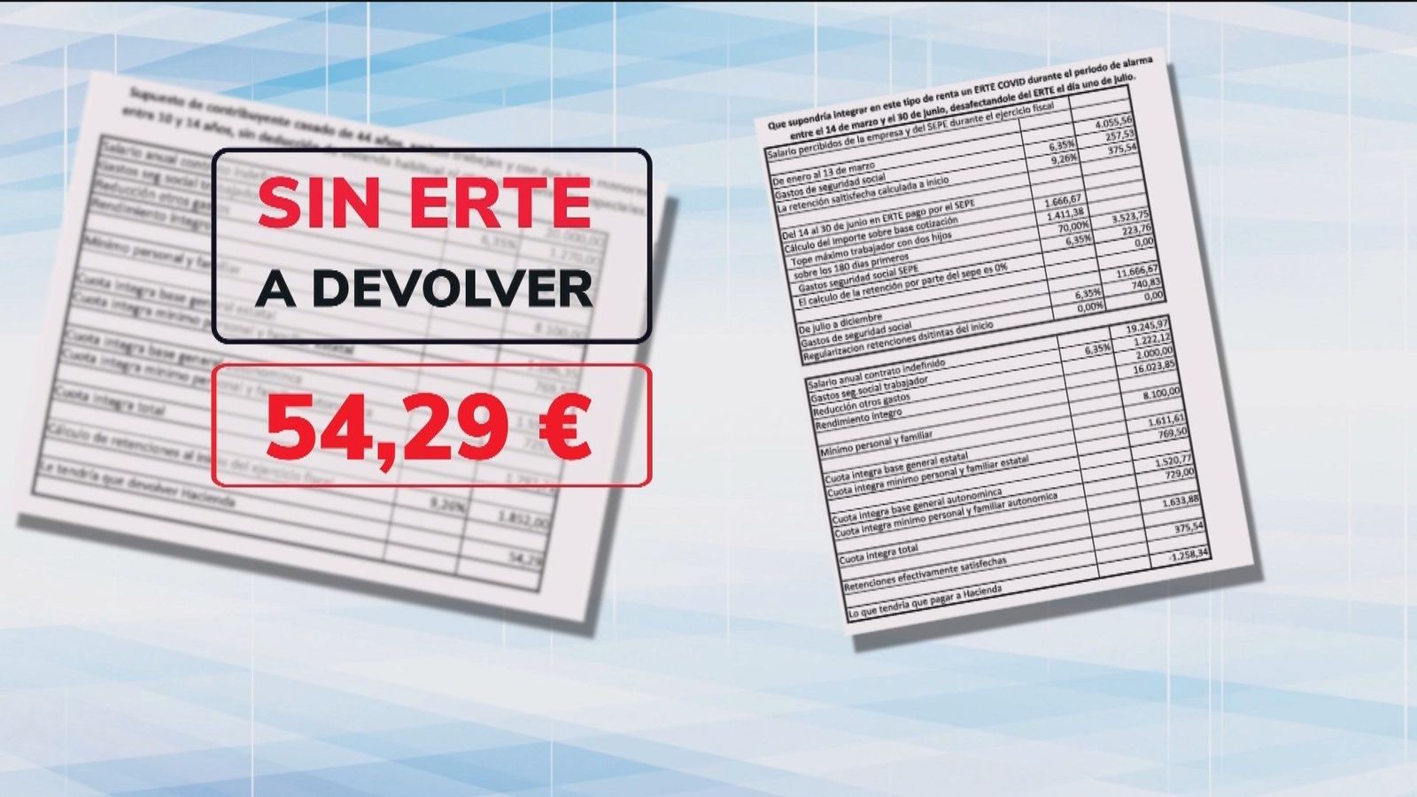 Los contribuyentes en ERTE pagarán en la declaración de la Renta en función de lo cobrado