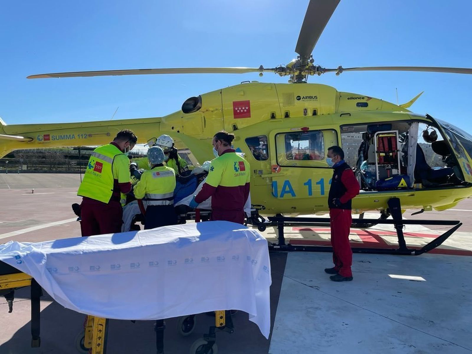 Dos heridos graves en sendos accidentes de montaña en la sierra de Guadarrama