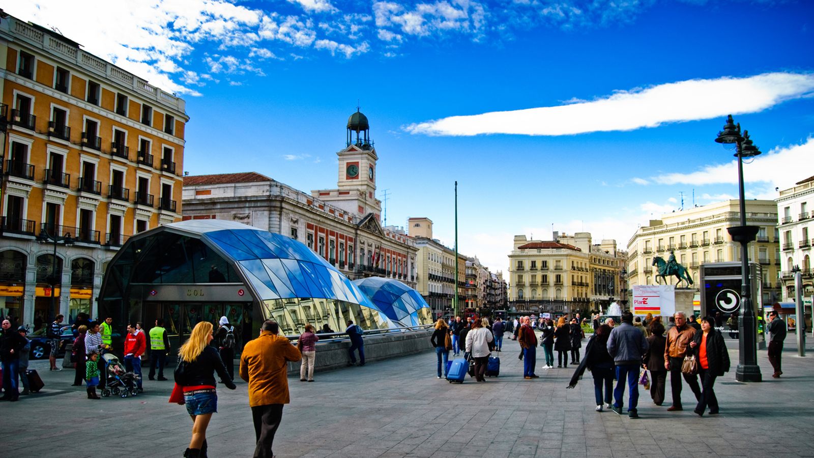 Puerta del Sol en Madrid