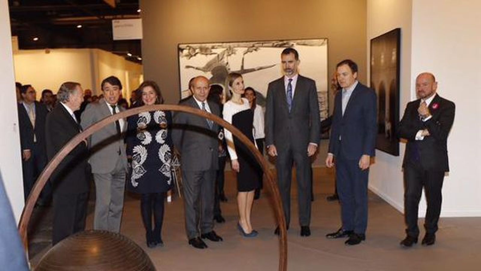 Los Reyes exhiben su afición por el arte en la inauguración de ARCO
