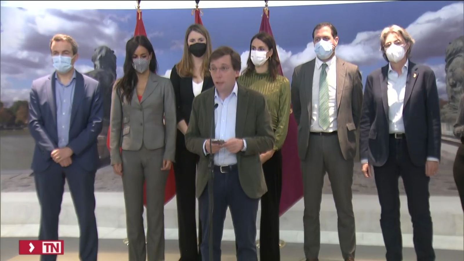 Declaración contra la guerra en el Ayuntamiento de Madrid