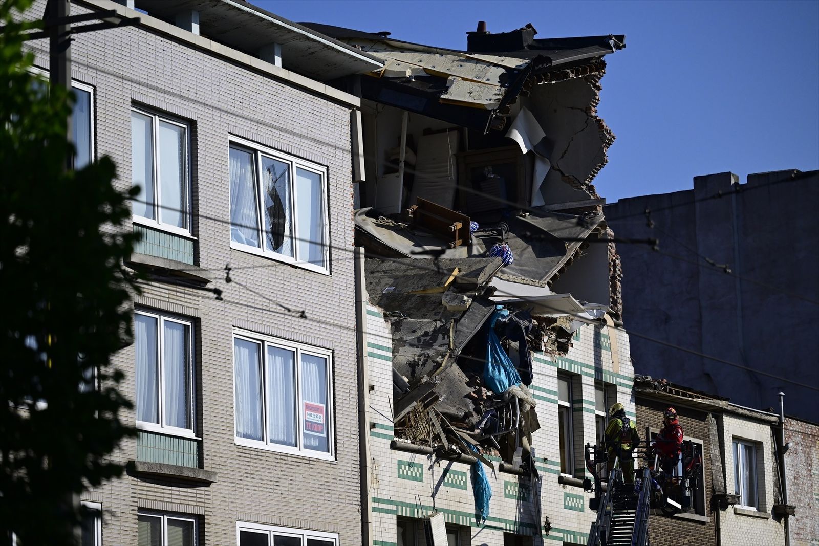Explosión de un edificio en Hoboken, Bélgica
