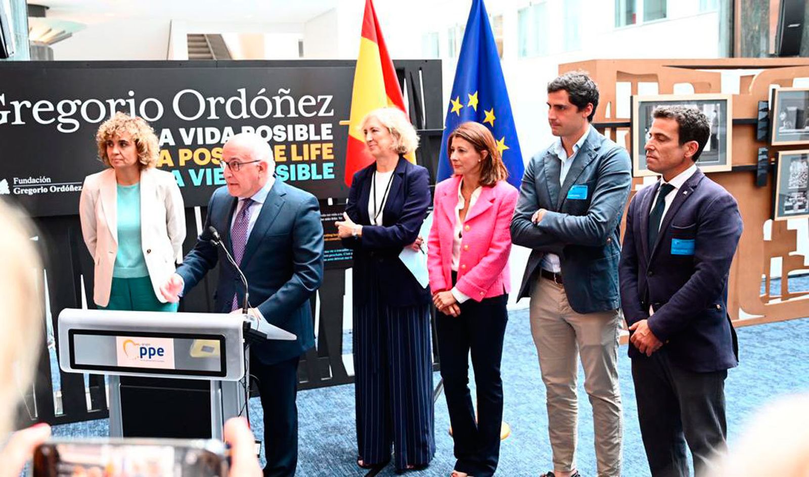 El PP reivindica en Bruselas el legado de Gregorio Ordóñez como defensor de la libertad