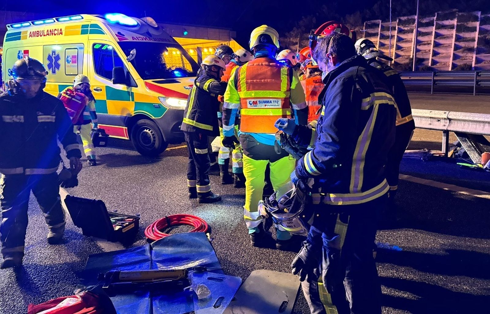 Accidente en Boadilla