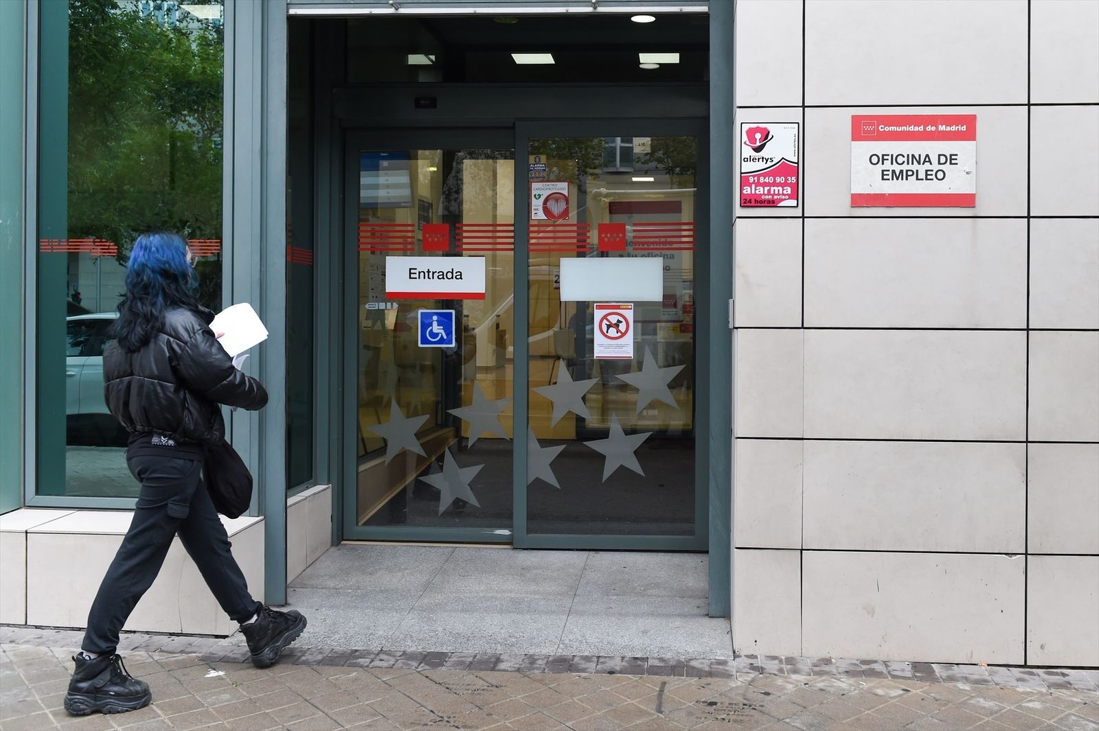 Oficina del paro en Madrid
