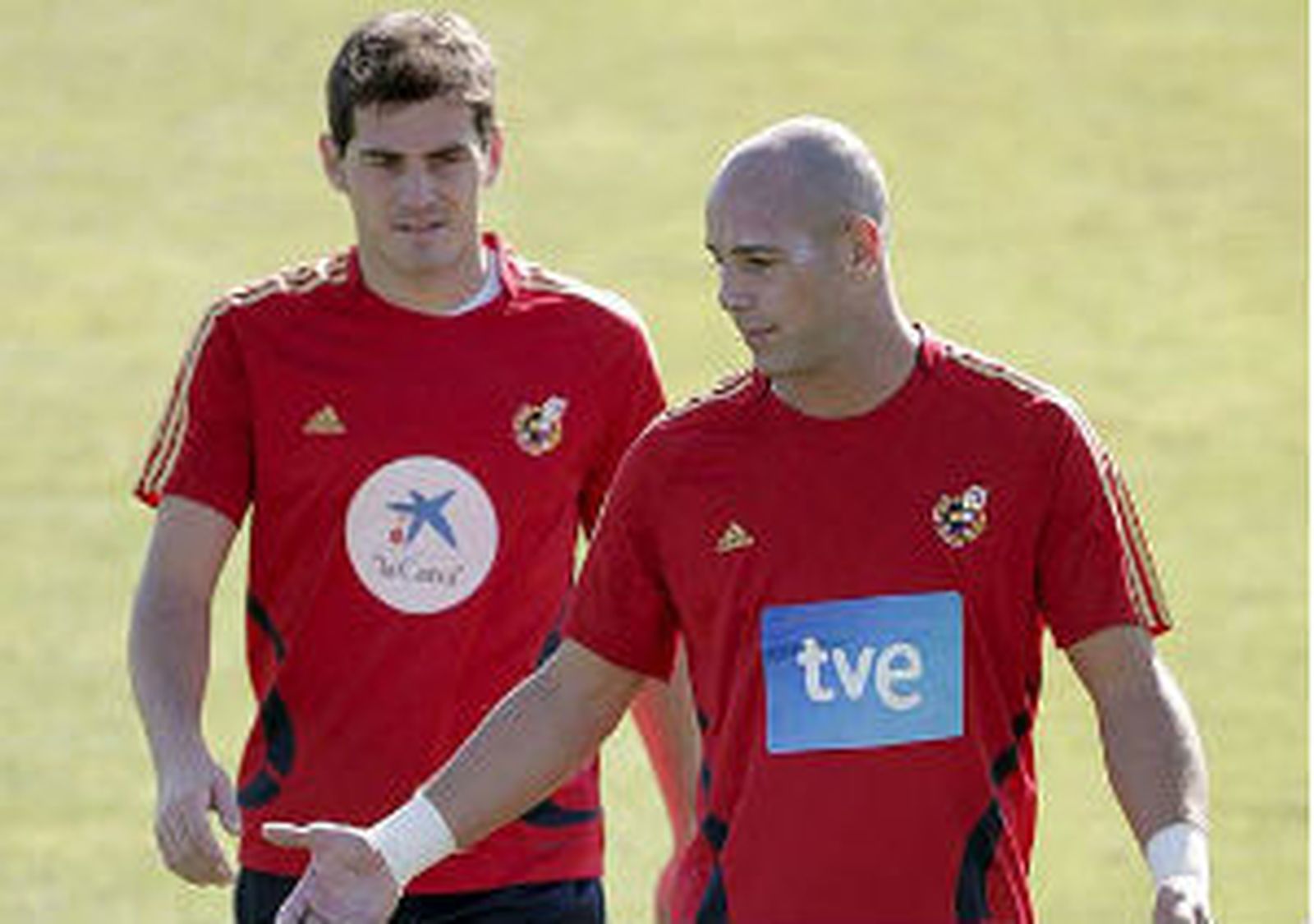 Iker Casillas y Pepe Reina