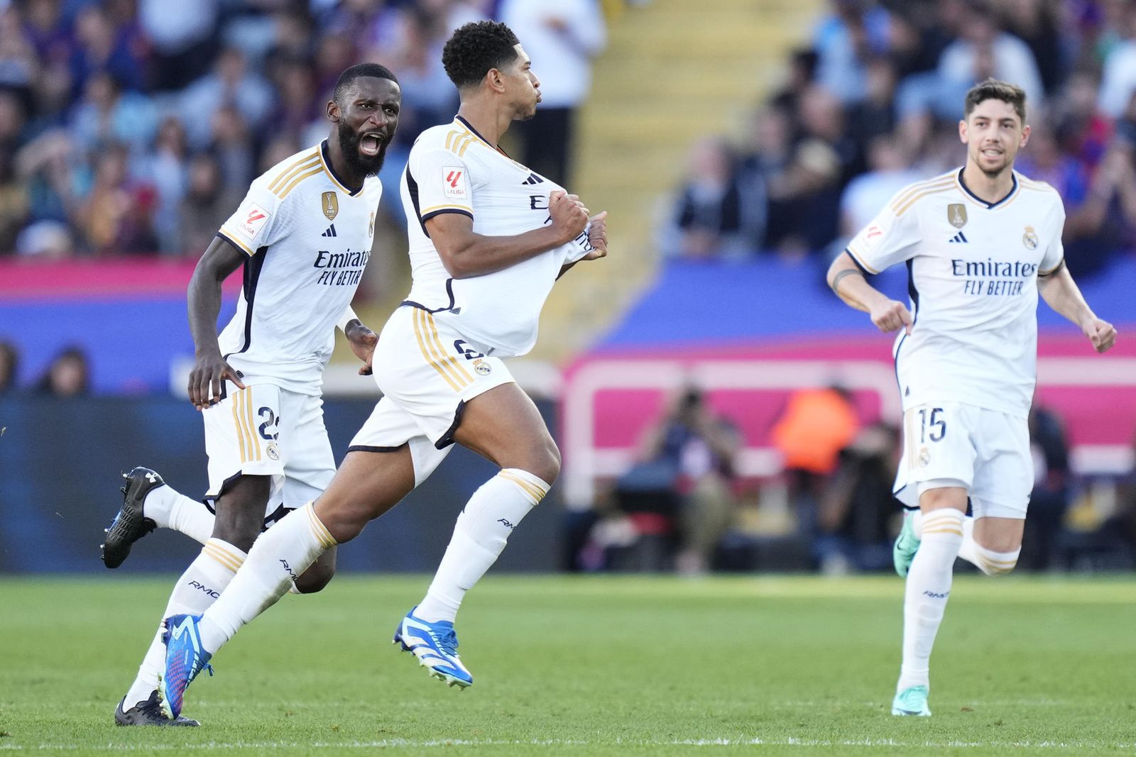 Bellingham celebra un gol ante el Barcelona