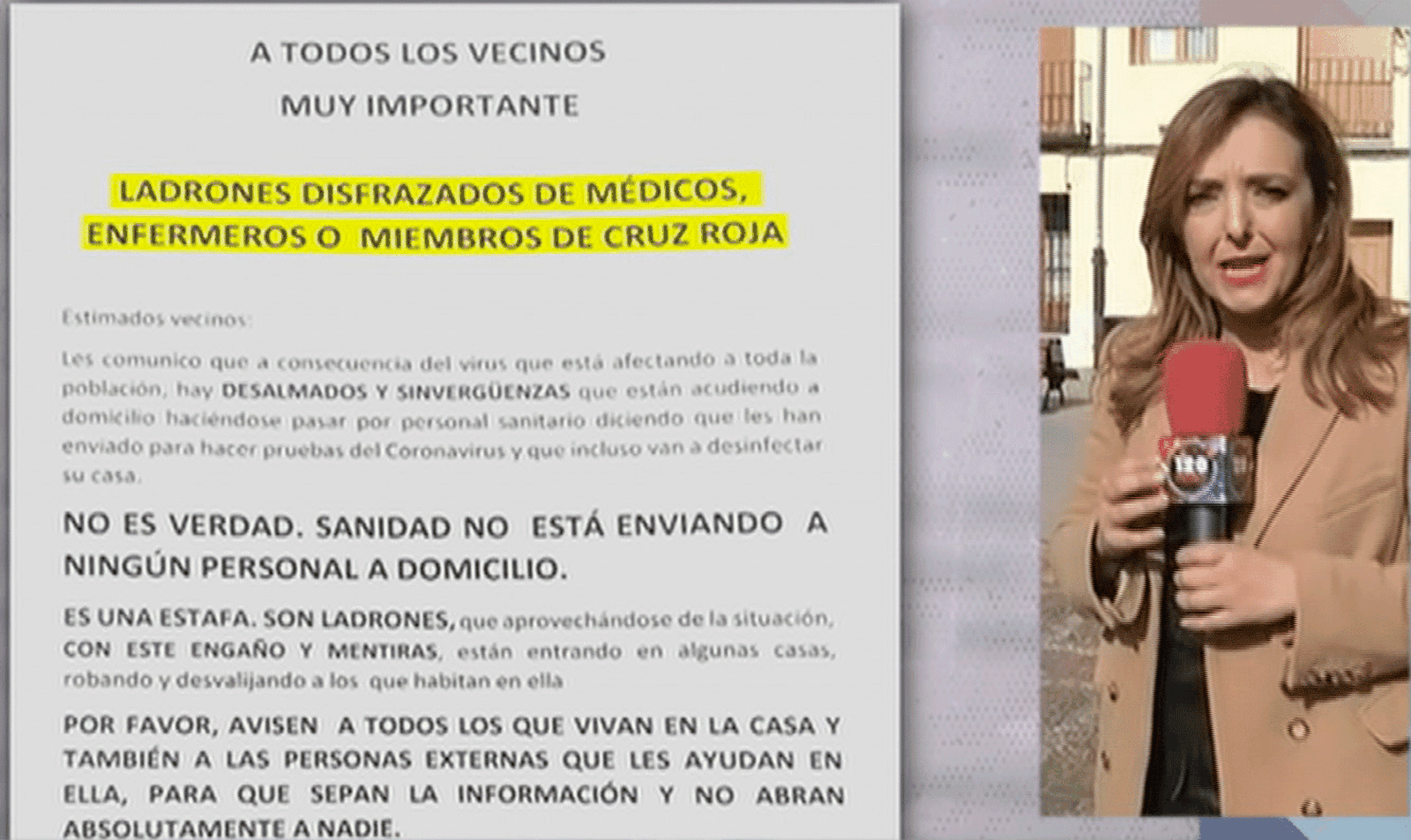 Alertan de una estafa a mayores con falsos voluntarios que hacen pruebas a domicilio de coronavirus