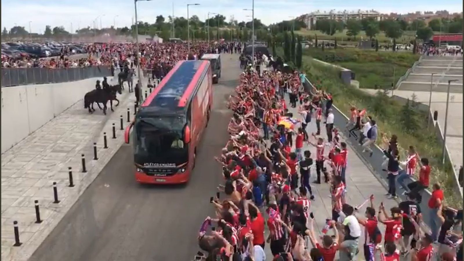 Afición del Atlético de Madrid