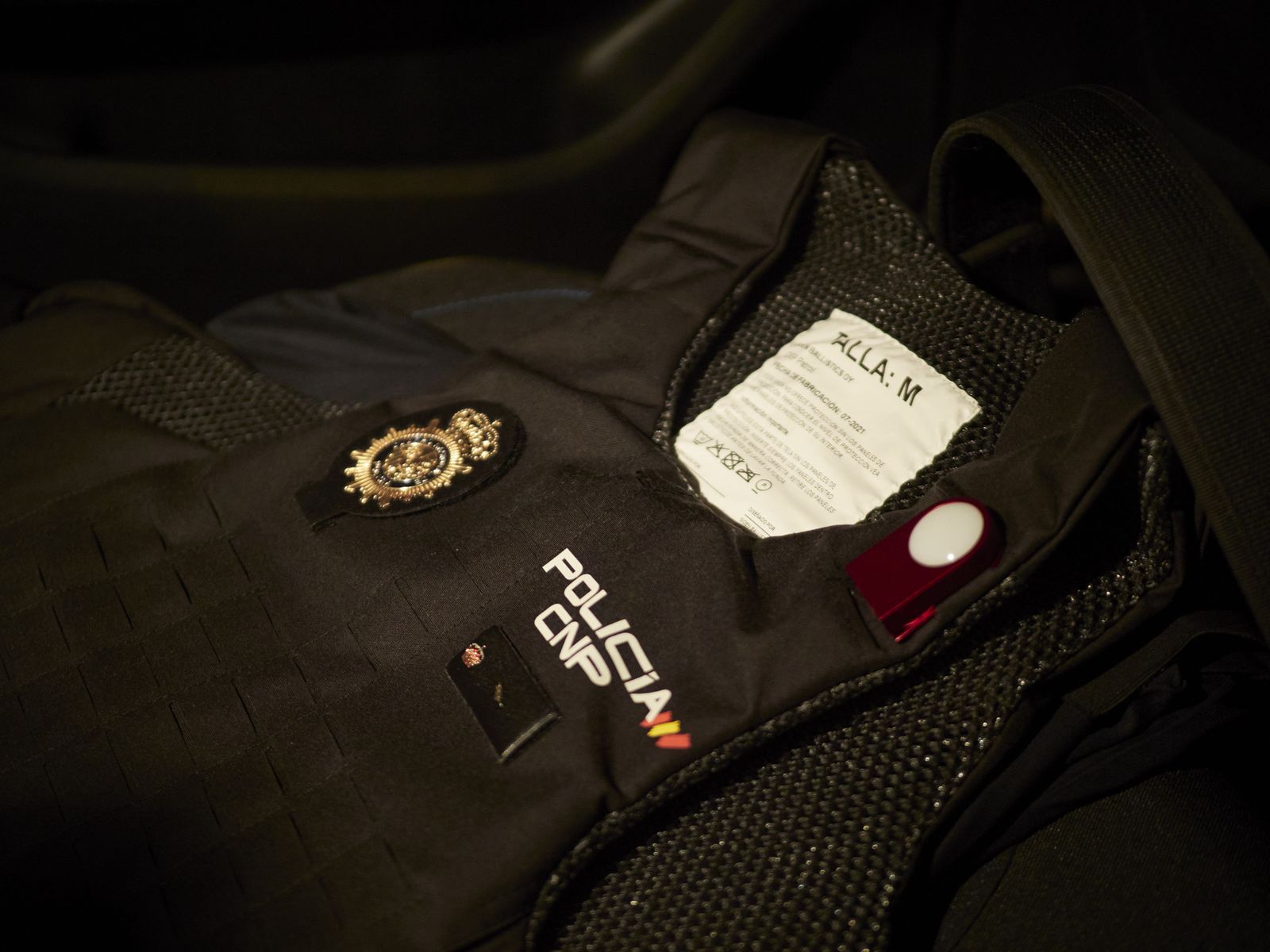 Chalecos que portarán los policías