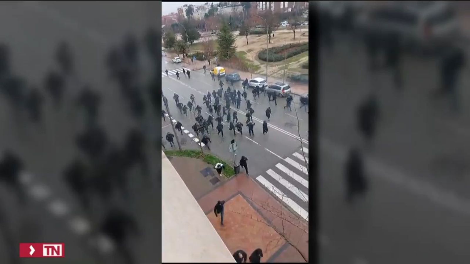 Pelea entre ultras en Vallecas