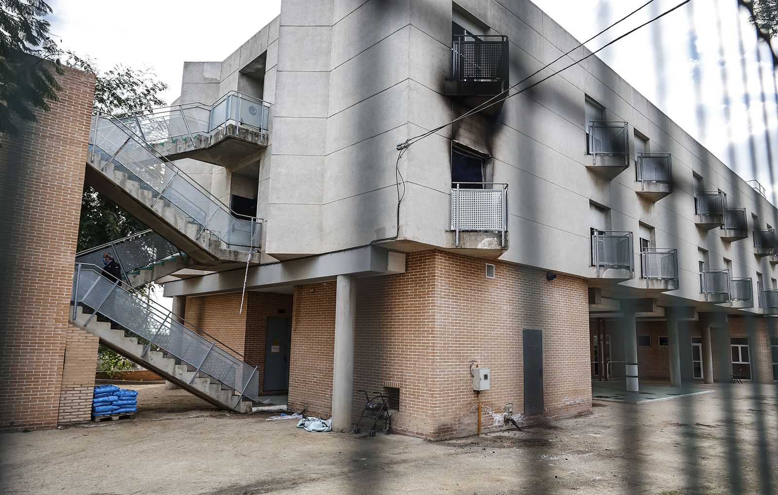 Incendio en una residencia de ancianos de Moncada