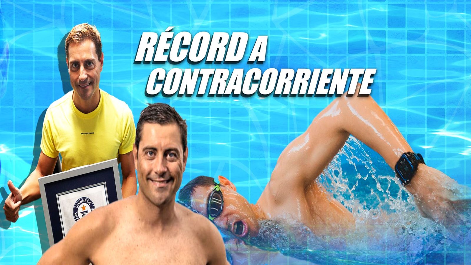 El madrileño Pablo Fernández nada 104,4 kilómetros a contracorriente en 24 horas
