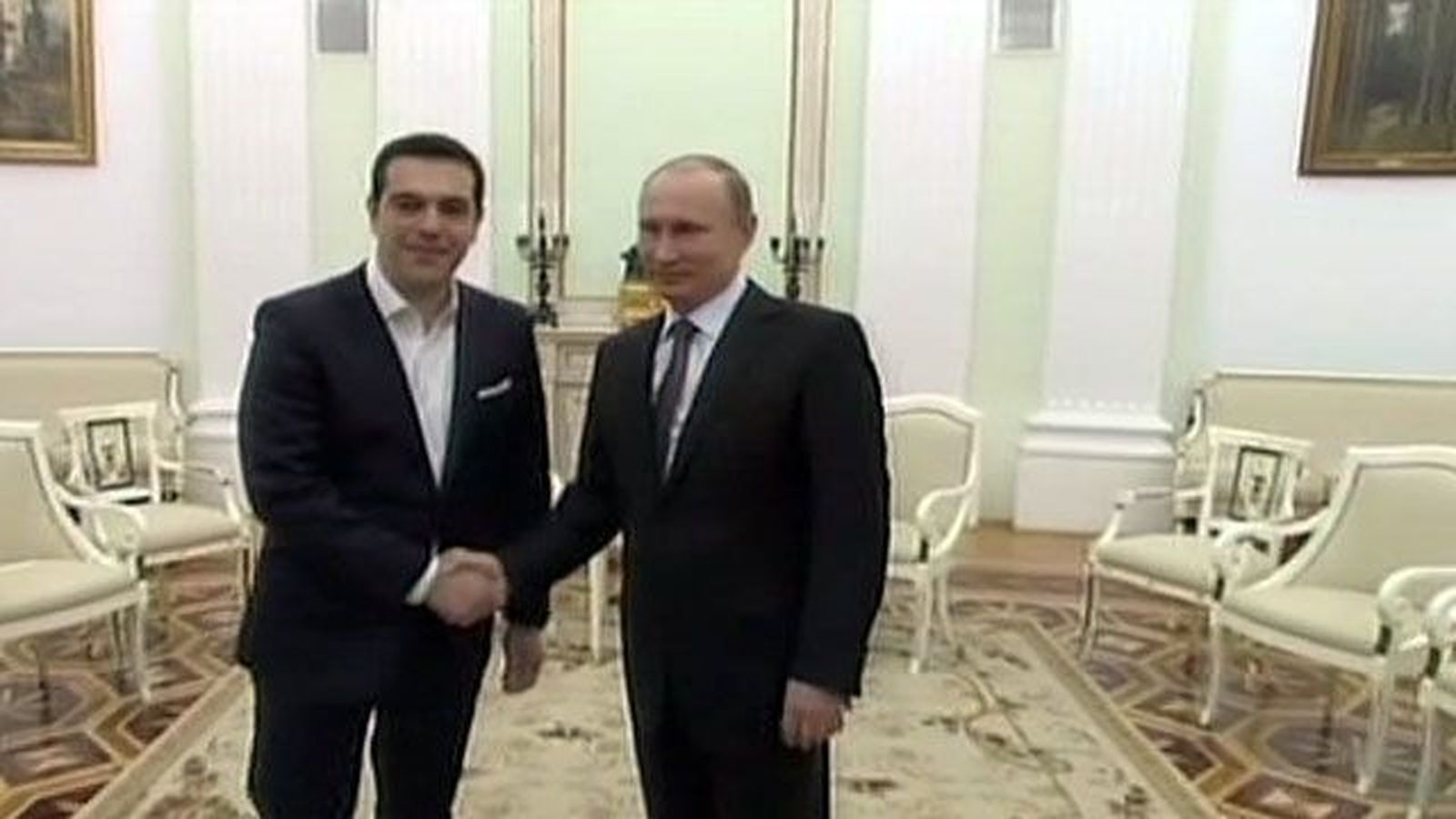 Putin califica de "muy oportuna" la visita de Tsipras