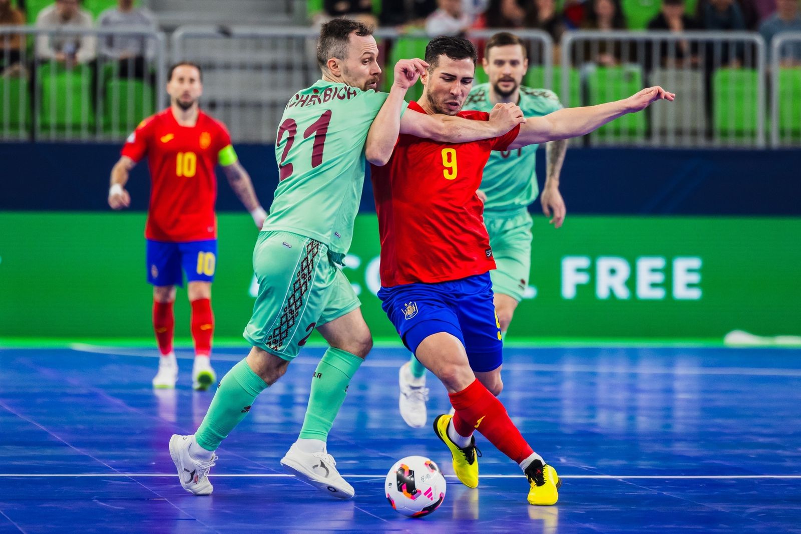 España gana a Bielorrusia