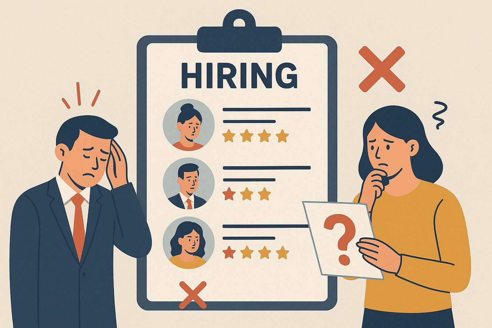 Orientación Laboral: los errores en los procesos de selección