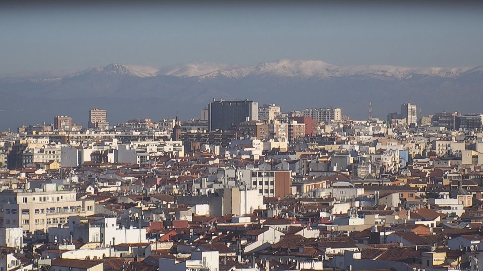 Cielo despejado en Madrid