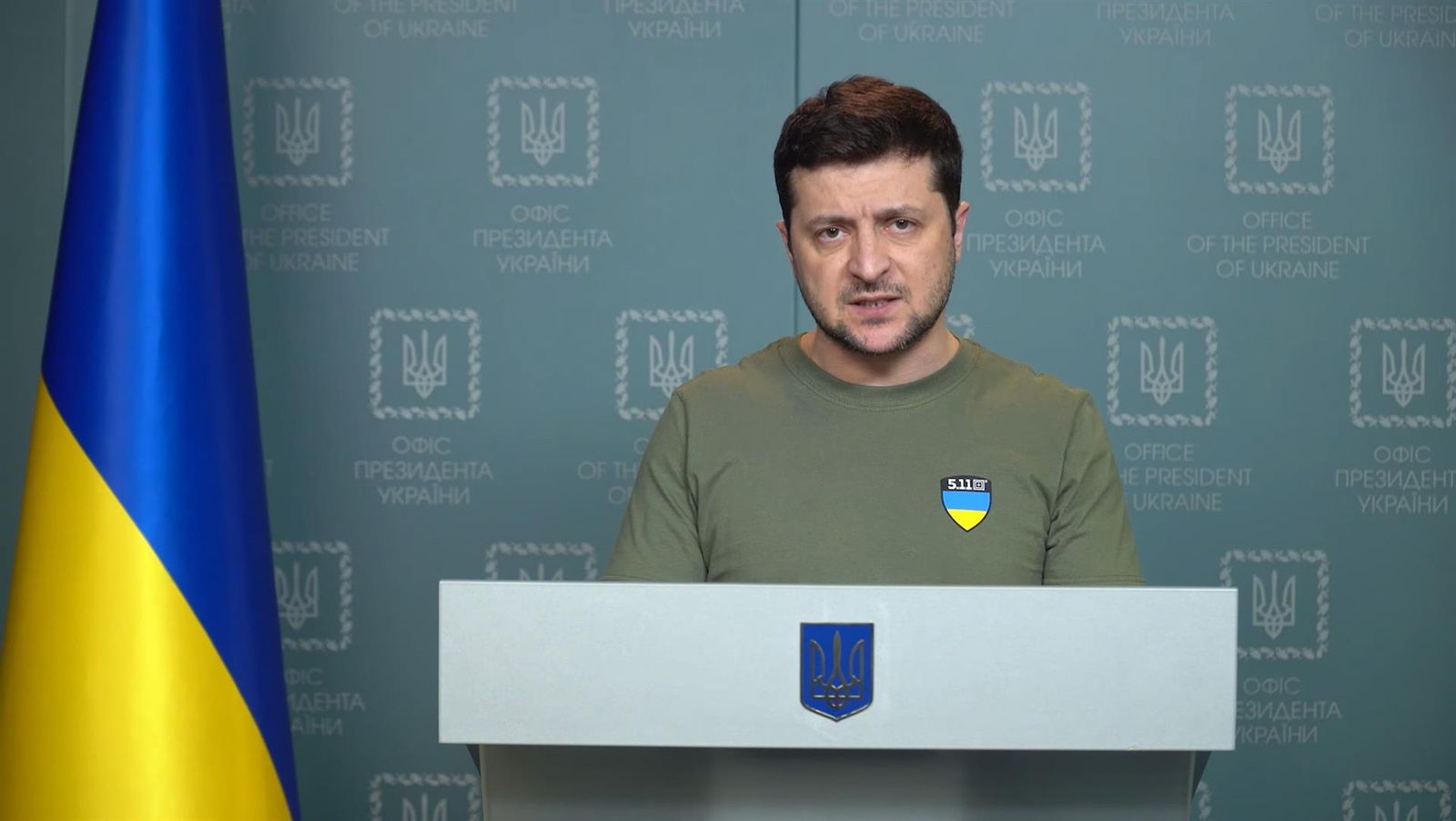 El presidente de Ucrania, Volodímir Zelenski