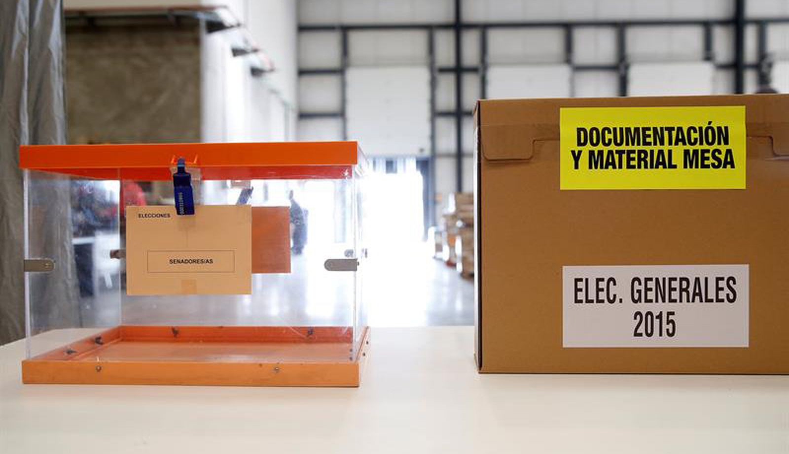 Urnas para las elecciones