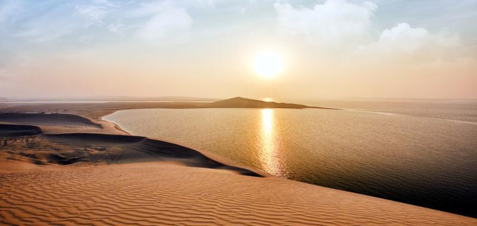Punto donde se junta el desierto con el mar