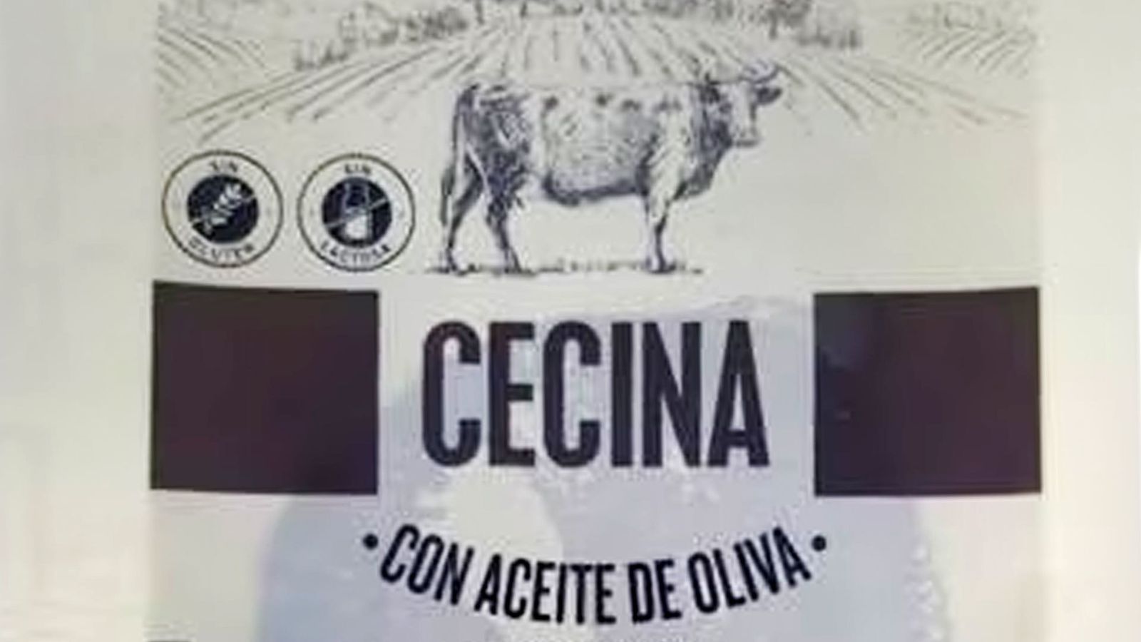 Imagen del empaquetado de cecina loncheada con aceite de oliva, un producto de Lidl del que se han retirado varios lotes