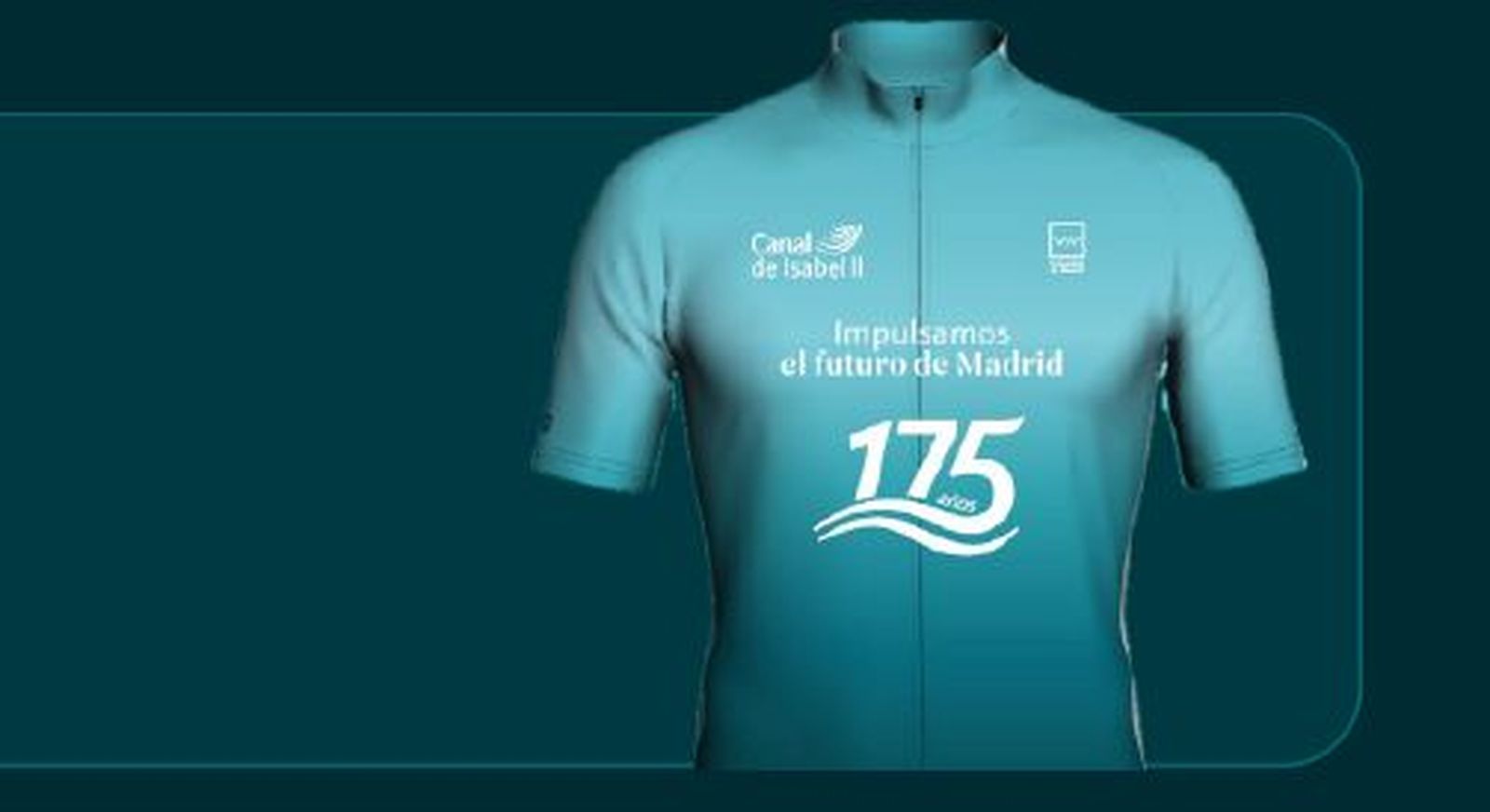 Maillot conmemorativo del 175 aniversario del Canal de Isabel II