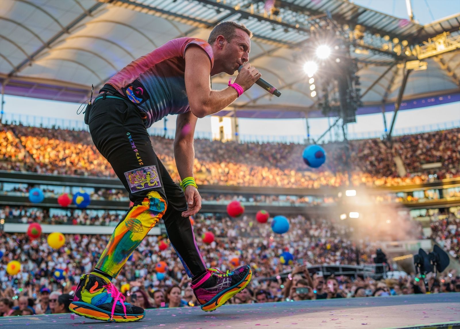 El cantante de Coldplay, Chris Martin