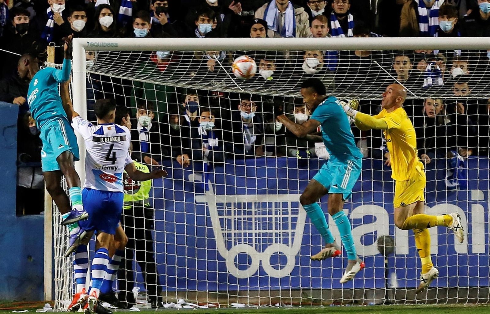 Gol de Militao ante el Alcoyano