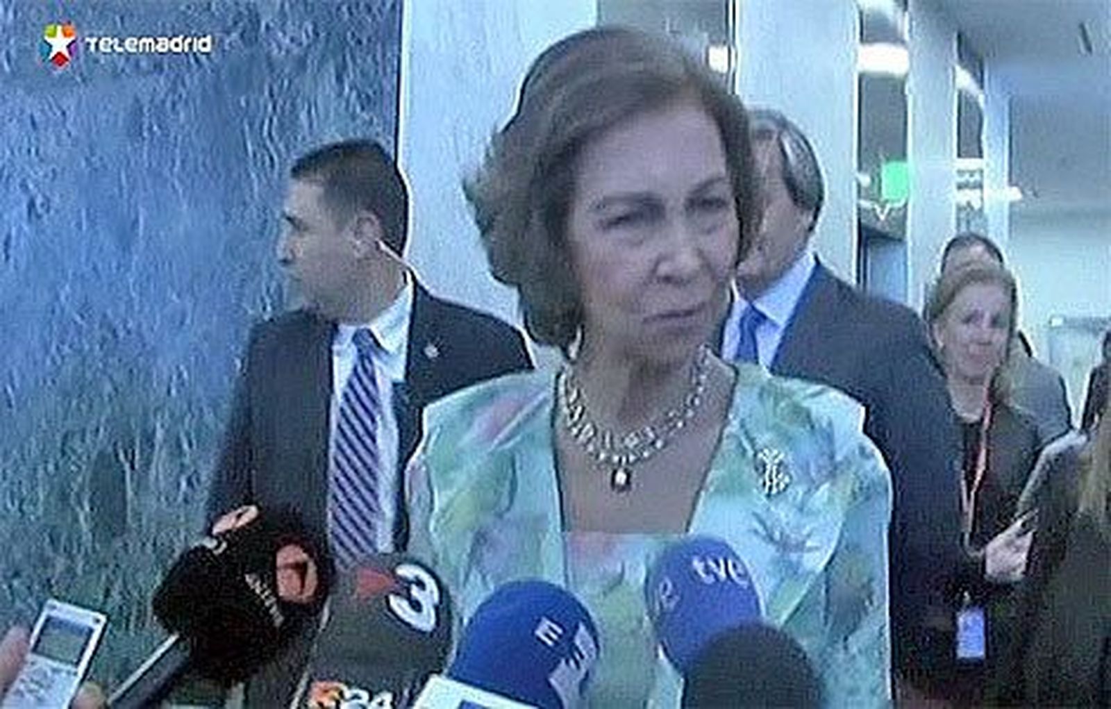 La reina Sofía "tranquila" porque "no va a haber ningún problema"