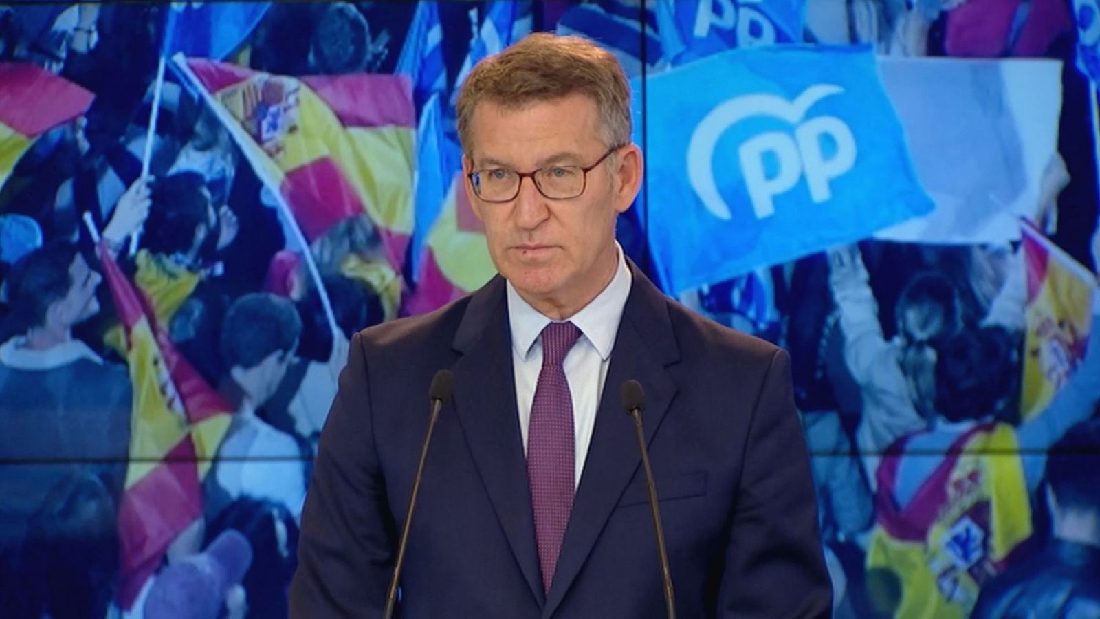Alberto Núñez Feijóo en la Junta Directiva del Partido Popular