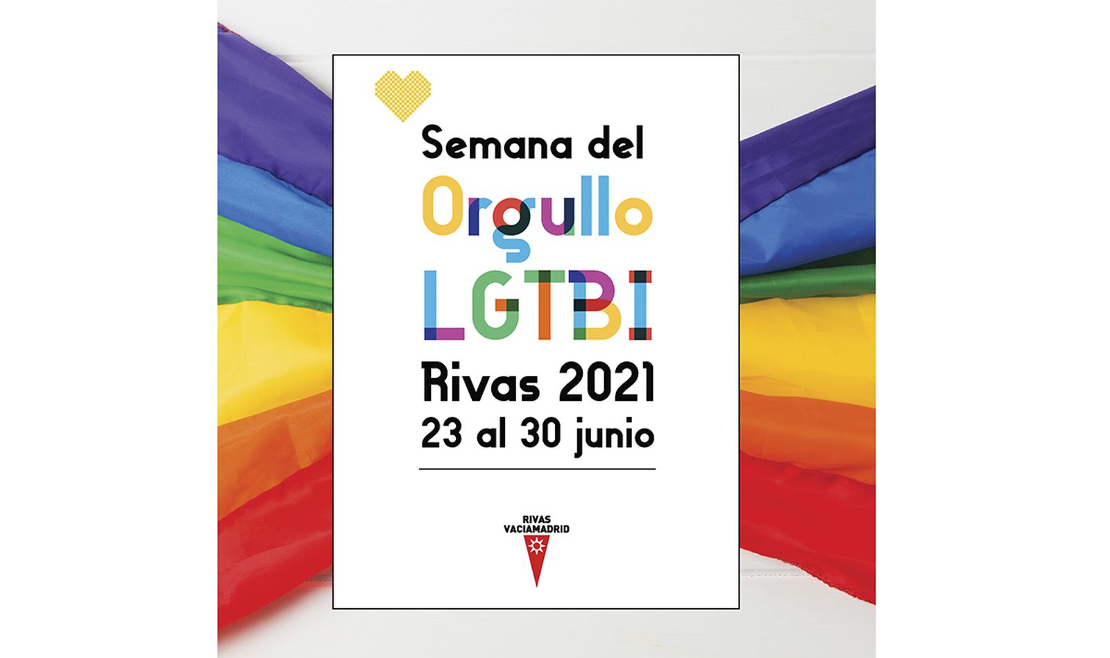 Cartel anunciador de la Semana del Orgullo LGTBI 2021