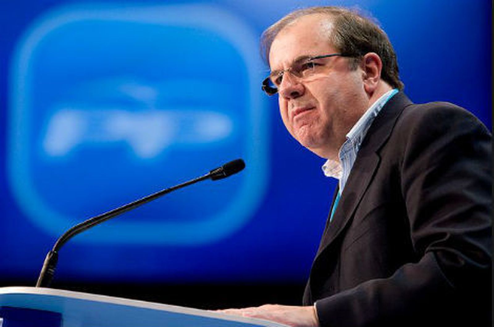Juan Vicente Herrera durante la convención nacional del PP