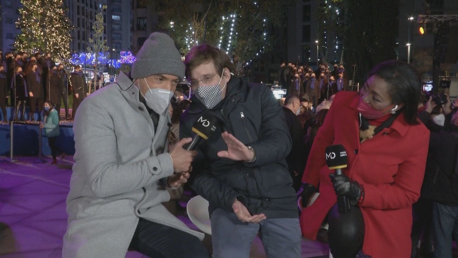 José Luis Martínez-Almeida: "Es un privilegio poder encender las luces de Navidad con la ilusión que supone para todos"