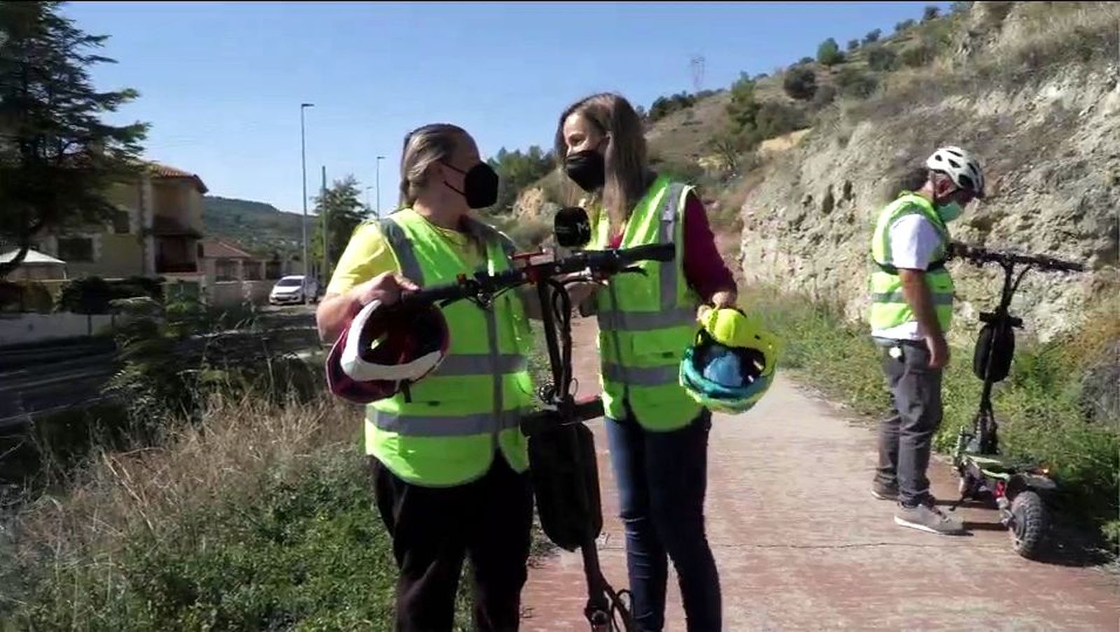 Rutas verdes y ecológicas en patinete eléctrico