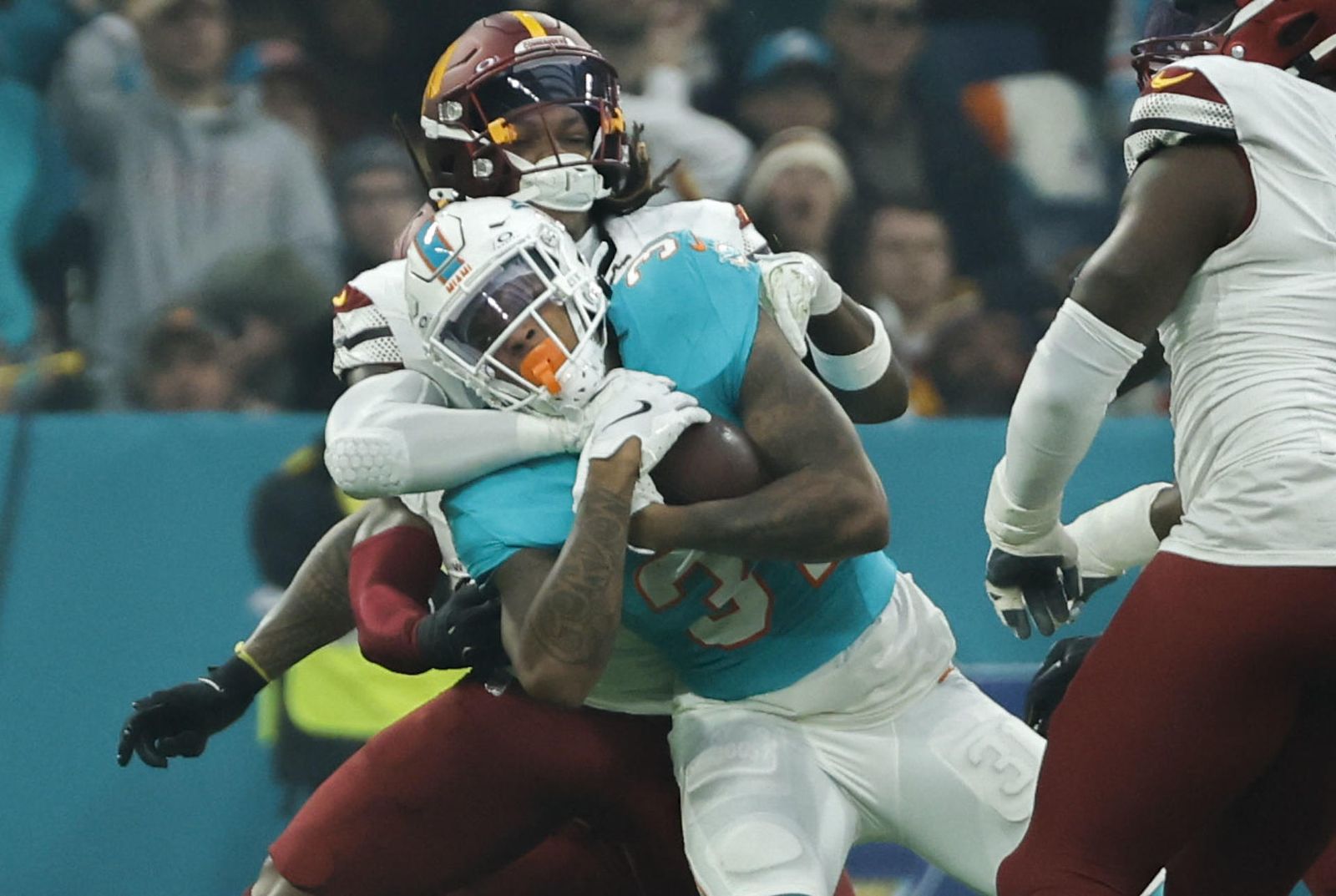 FOTOGALERÍA: Así se vivió en el Bernabéu el primer partido de la NFL en España
