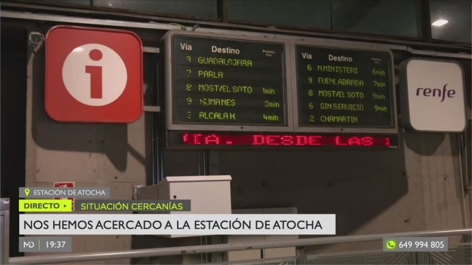 Cercanías habilita un servicio de autobuses entre Alcalá de Henares y Guadalajara
