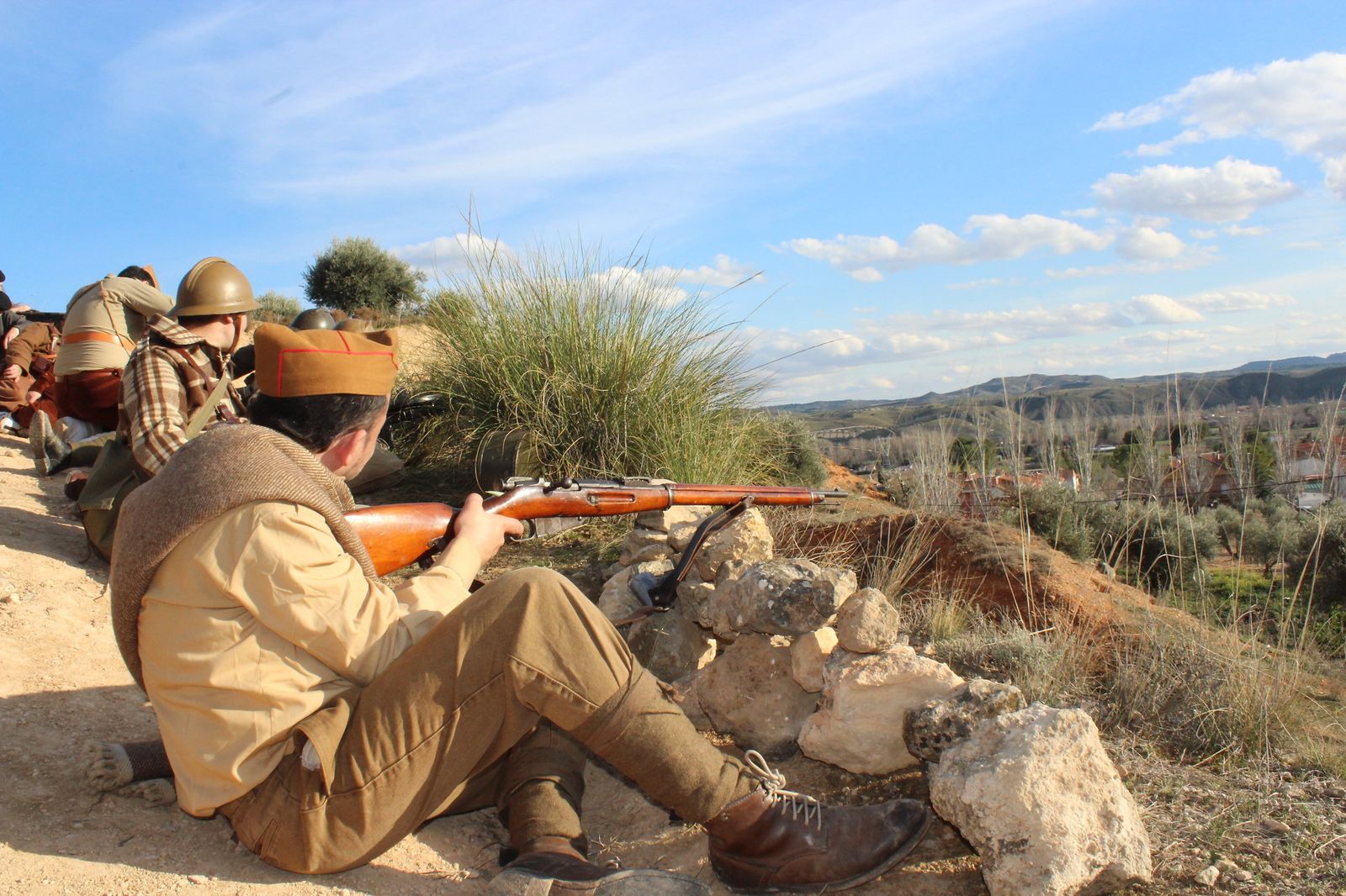 Recreación de la Batalla del Jarama en Morata de Tajuña