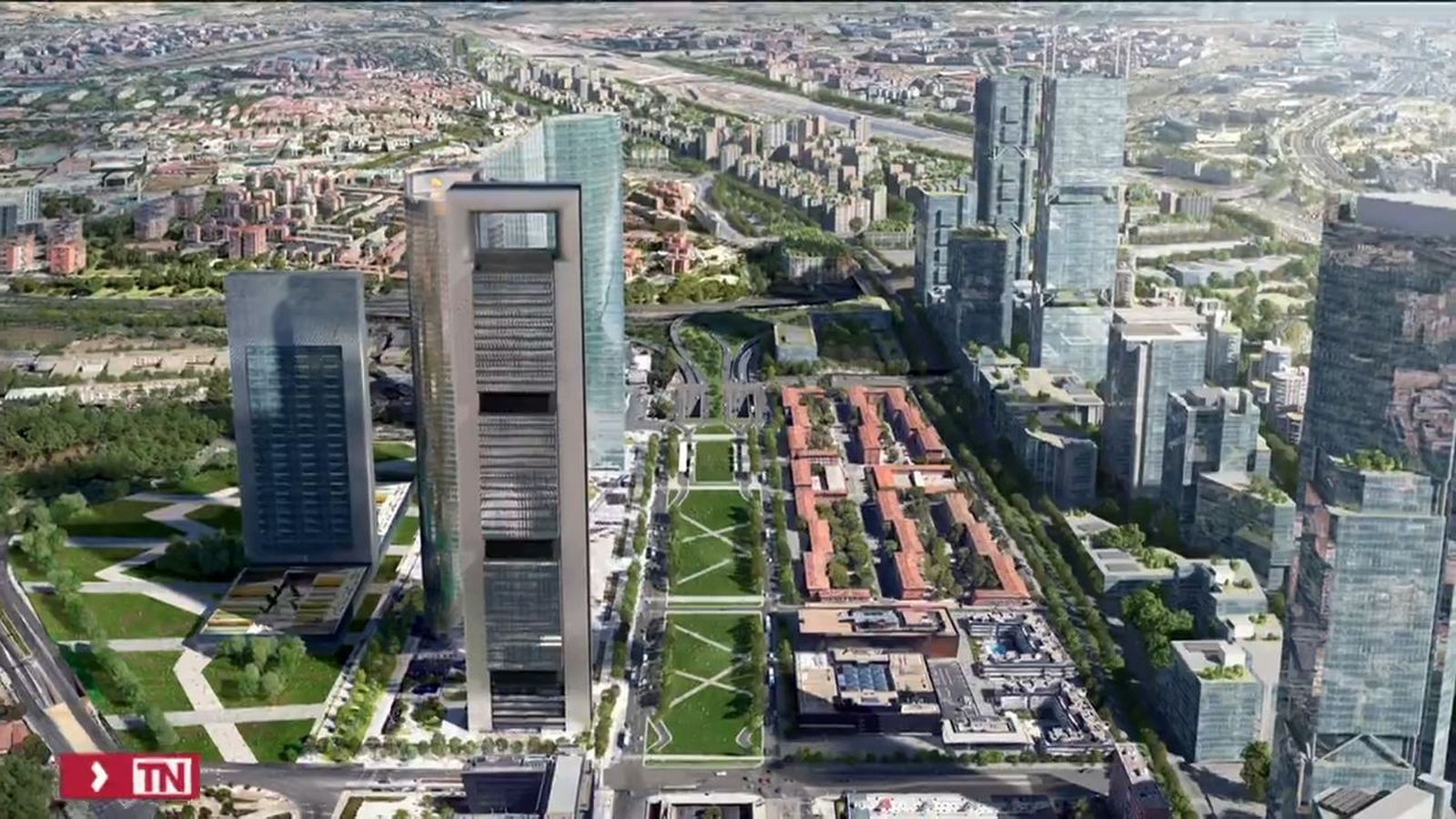 Almeida y su propuesta para la zona norte de la Castellana